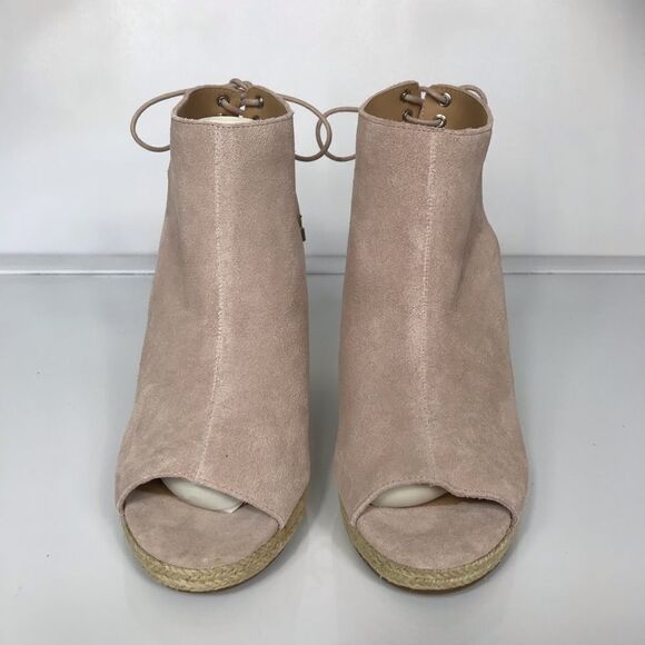 Laurie Felt Suede Peep-Toe Wedge - Picture 3 of 8